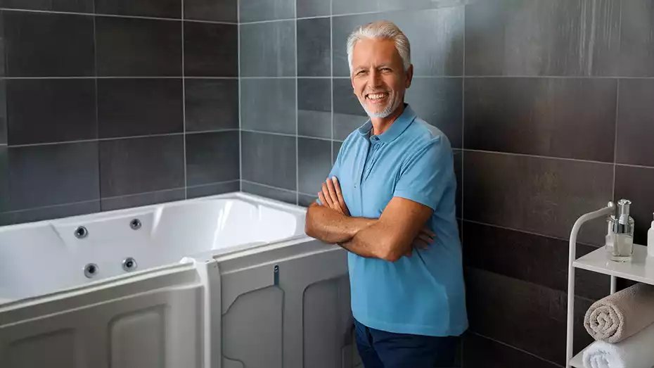 Walk-in tub for seniors